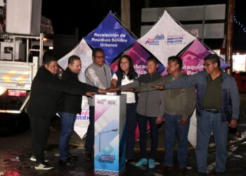 Mejora Lupita Cuautle seguridad e imagen urbana con nuevas luminarias