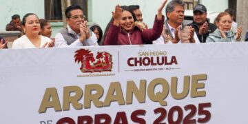 Tonantzin Fernández da banderazo de arranque a obras en Calvario y Cocoyotla