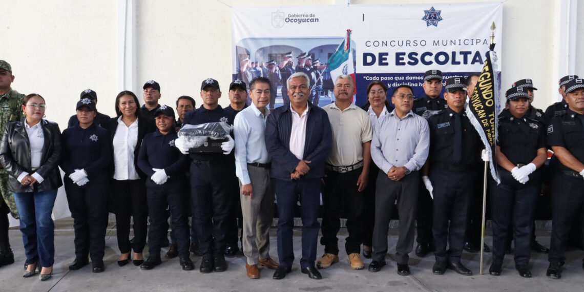 Refuerzan equipamiento de policial en Ocoyucan
