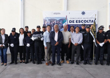 Refuerzan equipamiento de policial en Ocoyucan