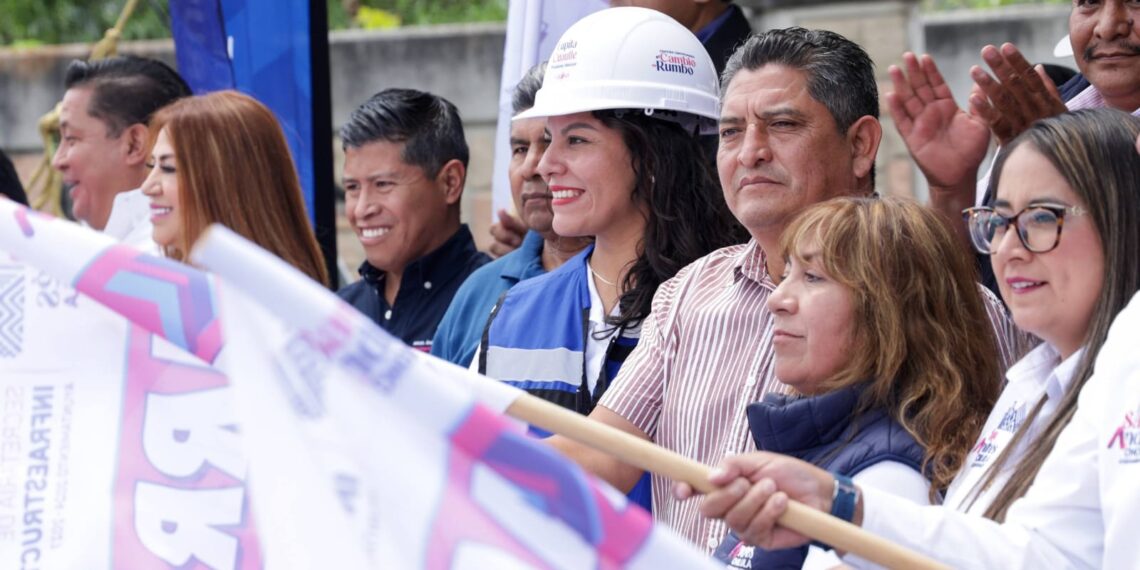 Fortalece Lupita Cuautle infraestructura urbana de San Andrés Cholula