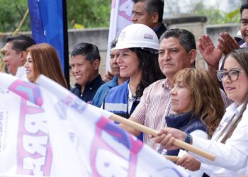 Fortalece Lupita Cuautle infraestructura urbana de San Andrés Cholula