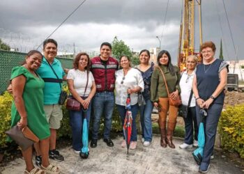 Omar Muñoz encabeza perforación de pozo en Sanctorum