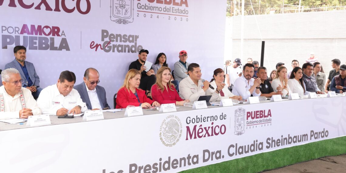 Puebla acompaña a la presidenta Sheinbaum, en la transformación humanista del país: Armenta