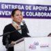 Entrega Lupita Cuautle apoyos alimentarios en colaboración con Industrias Bachoco