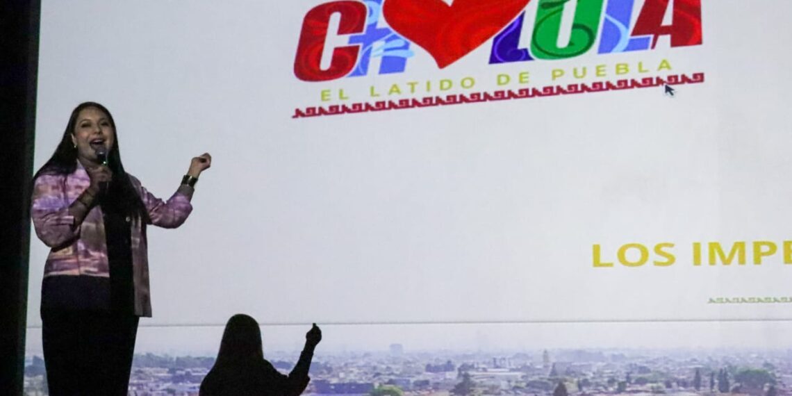 Presenta Tonantzin Fernández la plataforma digital visitcholula.mx