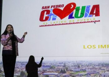 Presenta Tonantzin Fernández la plataforma digital visitcholula.mx