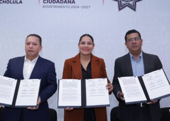 Fortalece San Andrés Cholula seguridad bancaria mediante convenio con SEPROBAN