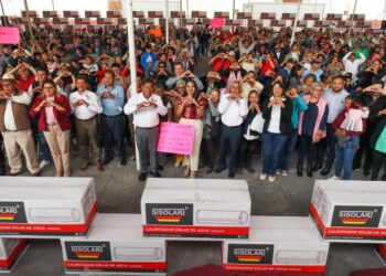 2 mil familias cholultecas beneficiadas con el programa de calentadores solares gratuitos