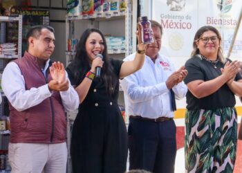 Inaugura Tonantzin Fernández la primera Tienda Bienestar de su administración