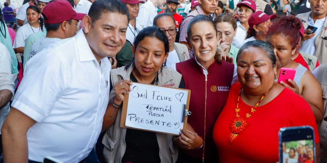 Puebla está al 100 en apoyos y atención en la sierra norte, señala presidenta Sheinbaum