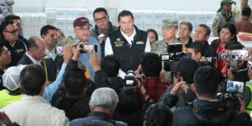 En coordinación, órdenes de gobierno supervisan atención a afectados por lluvias en Puebla