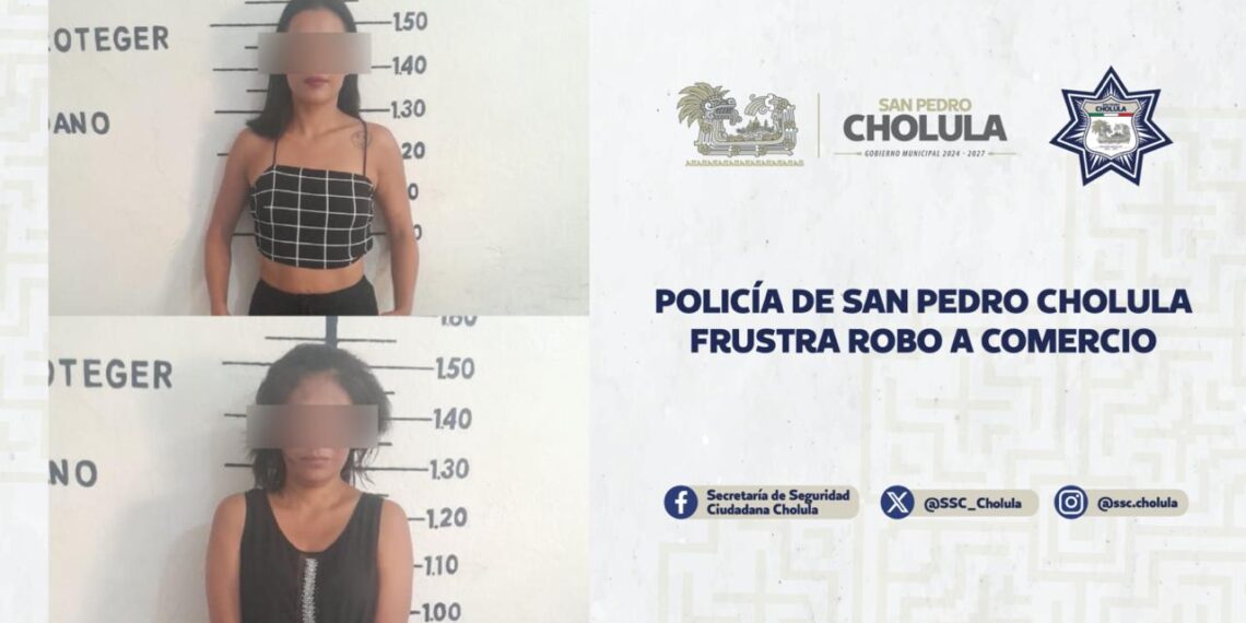 Policía de San Pedro Cholula frustra robo a comercio
