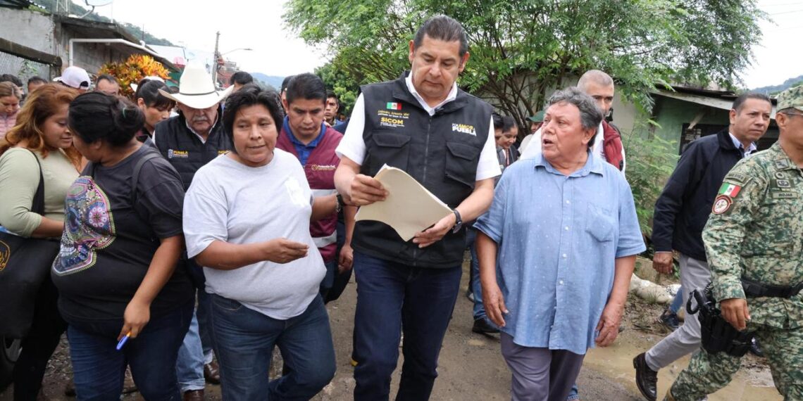 Acciones inmediatas para atender a la Sierra Norte tras afectaciones por lluvias