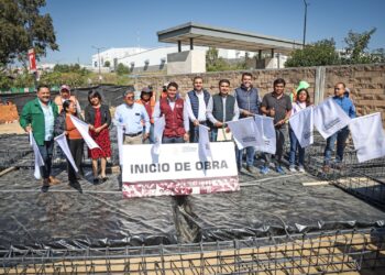 Arranca Omar Muñoz construcción de Subcomandancia de Policía de San Lorenzo Almecatla