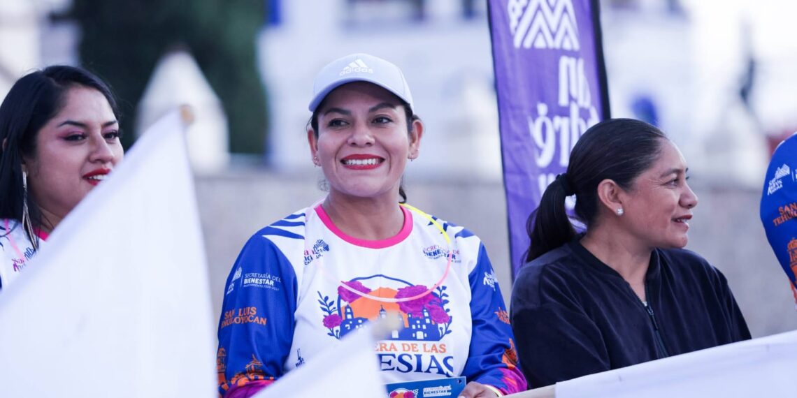 Impulsa Lupita Cuautle el deporte y la convivencia familiar con la primera edición de la Carrera de las Iglesias 2025