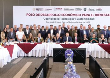 Puebla, primer estado, que completa tarea de cubrir polígono de desarrollo: Secretaría de Economía