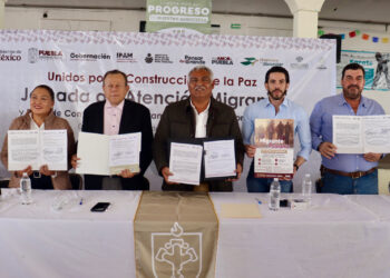 Ocoyucan fue sede de la firma de convenio con el Instituto Poblano de Atención al Migrante (IPAM) de la Microrregión 21