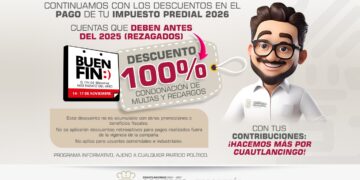 Llega el “Buen Fin” a Cuautlancingo en pago del predial 2026