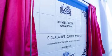 Entrega Lupita Cuautle la rehabilitación de la Estancia de Día de San Andrés Cholula