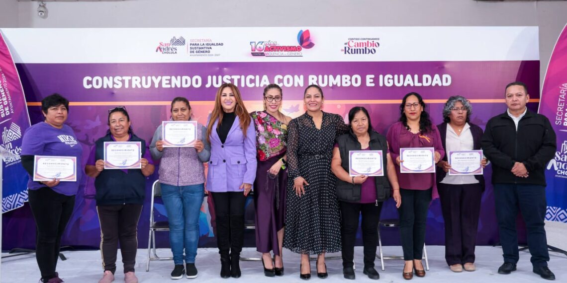 Impulsa San Andrés Cholula acciones integrales para la autonomía y seguridad de las mujeres