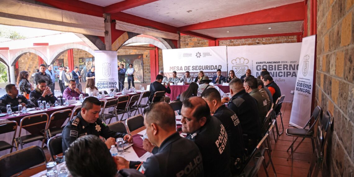 Cuautlancingo, sede de la Reunión Inter-Regional Puebla-Tlaxcala de la Mesa de Seguridad para la Construcción de la Paz