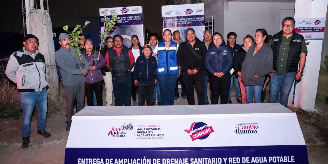 Fortalece Ayuntamiento de San Andrés Cholula infraestructura hidráulica