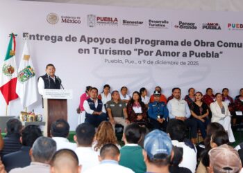 CON OBRA COMUNITARIA QUE EMBELLECE A PUEBLA SE FORTALECE EL DESARROLLO TURÍSTICO