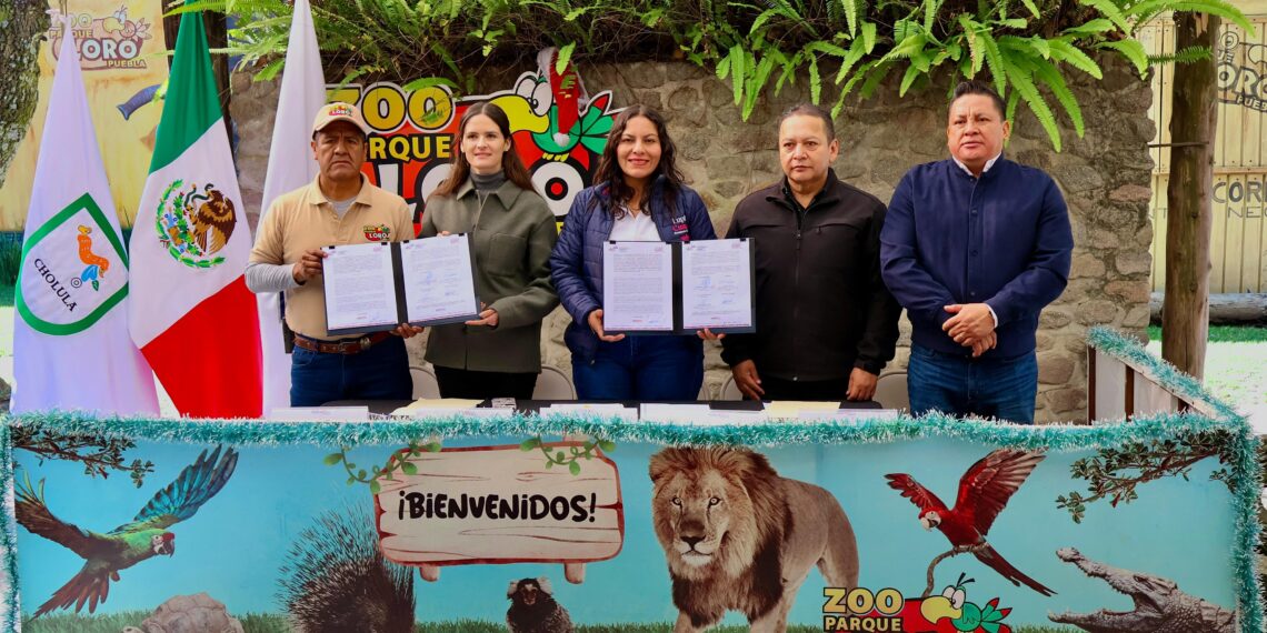 Fortalece San Andrés Cholula atención de emergencias mediante convenio con Parque Loro Puebla