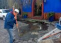 Atiende SOSAPACH fuga de agua en Club de Golf gracias a reporte ciudadano