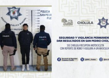 Seguridad y vigilancia permanente dan resultados en San Pedro Cholula