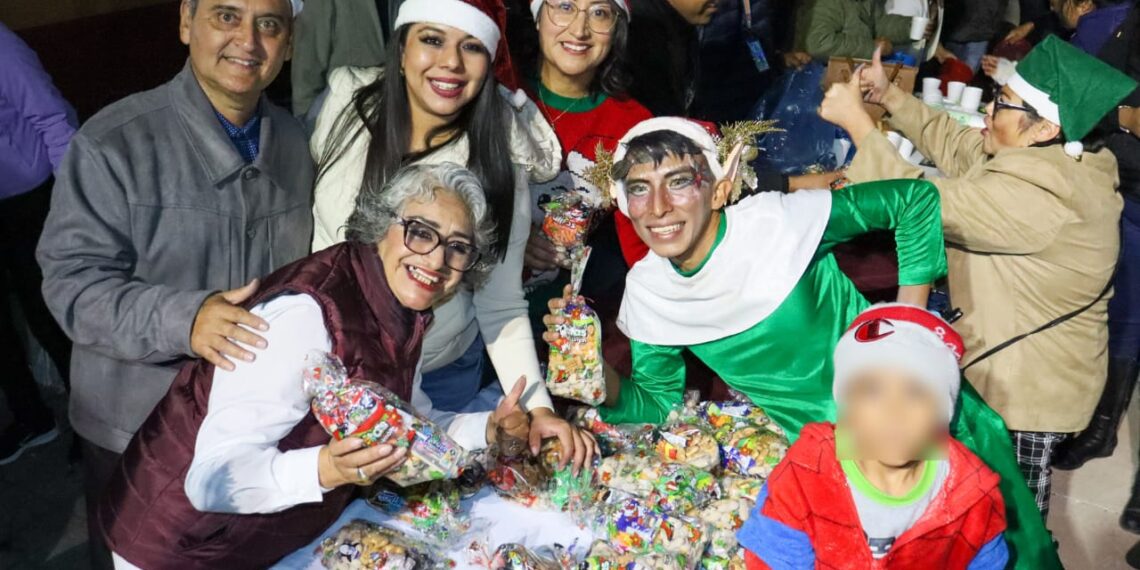 Lleva Tonantzin Fernández la magia de las posadas y la Navidad a las juntas auxiliares